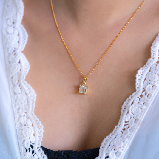 White Topaz Ivyana Necklace - CLJ589W