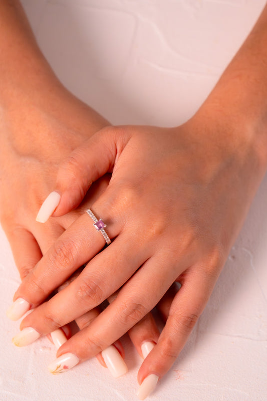 Spinel & White Sapphire Axel Ring - CLJ916