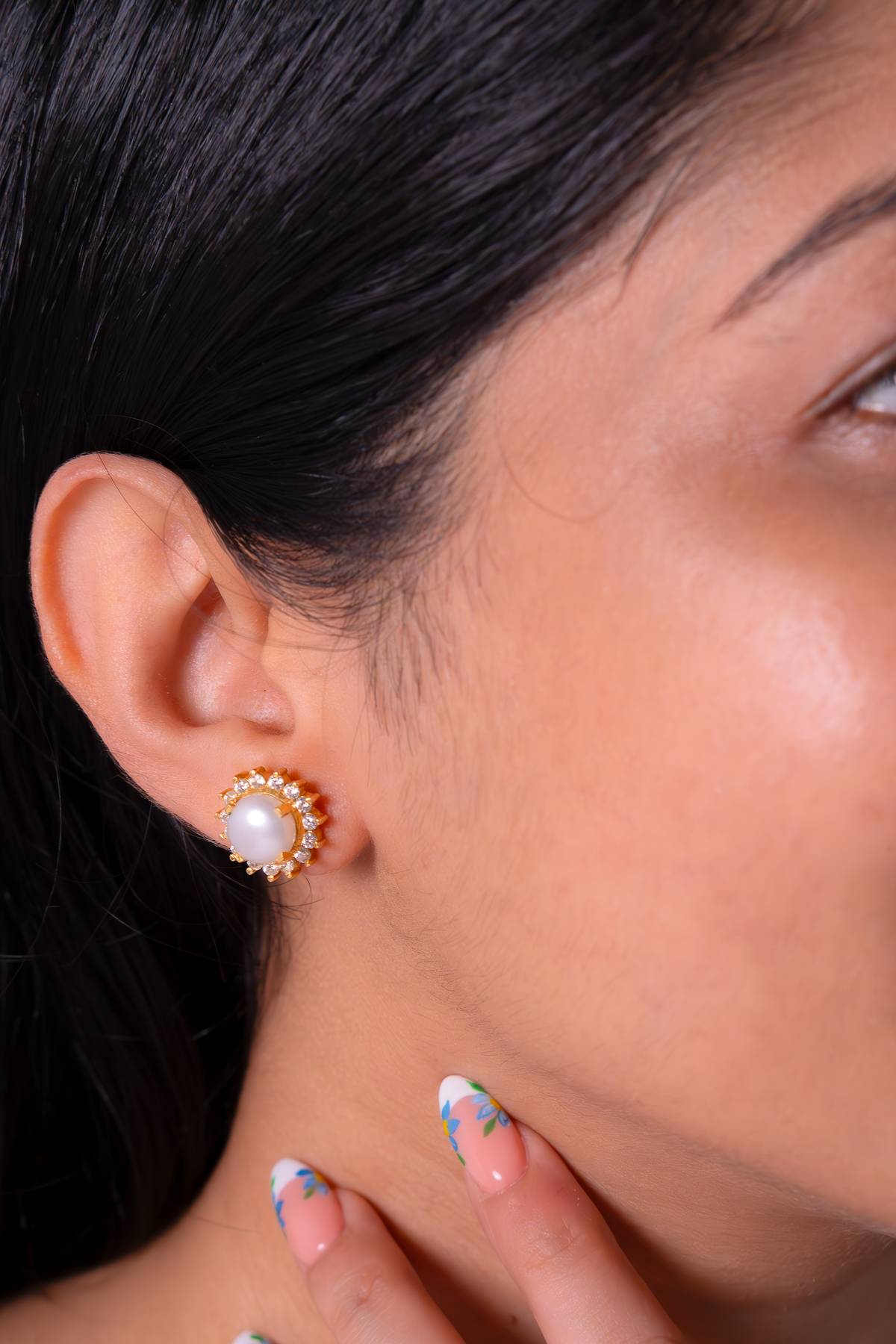 Handmade Cultured Pearl Hazel Earrings - CLJ705