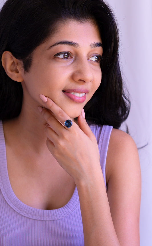 London Blue Topaz Nathalia Ring - CLJ595