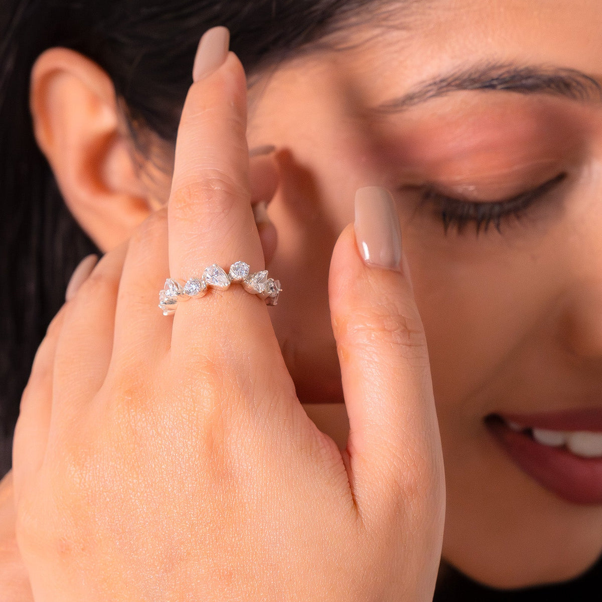 American Diamonds Zara Ring - CLJ387