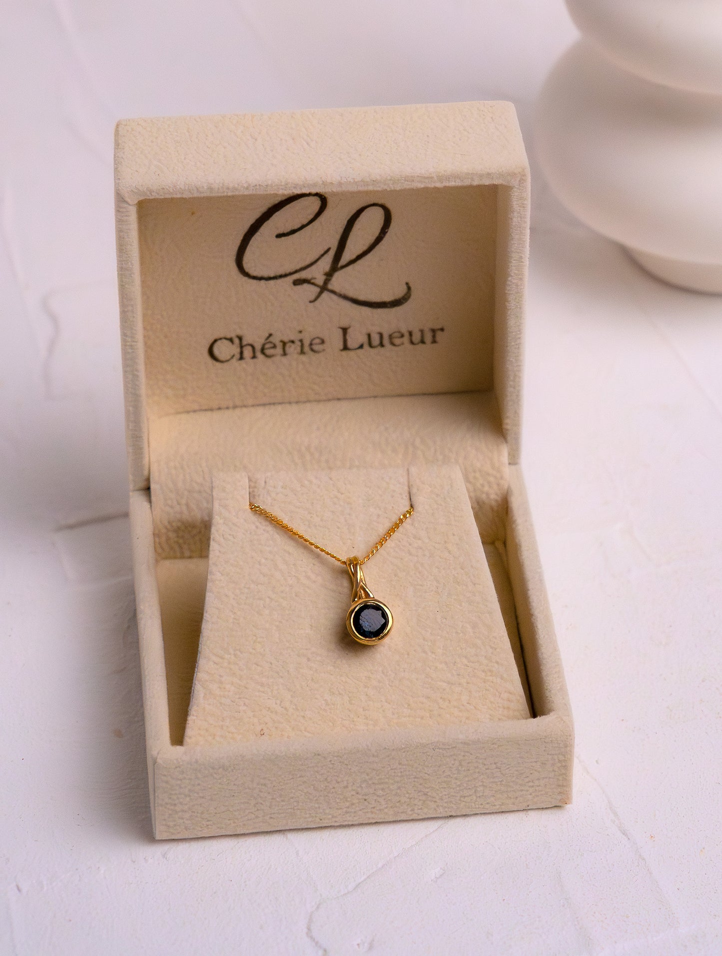 London Blue Topaz Lilian Necklace - CLJ907LB