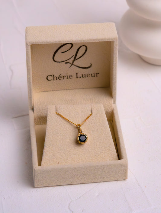 London Blue Topaz Lilian Necklace - CLJ907LB
