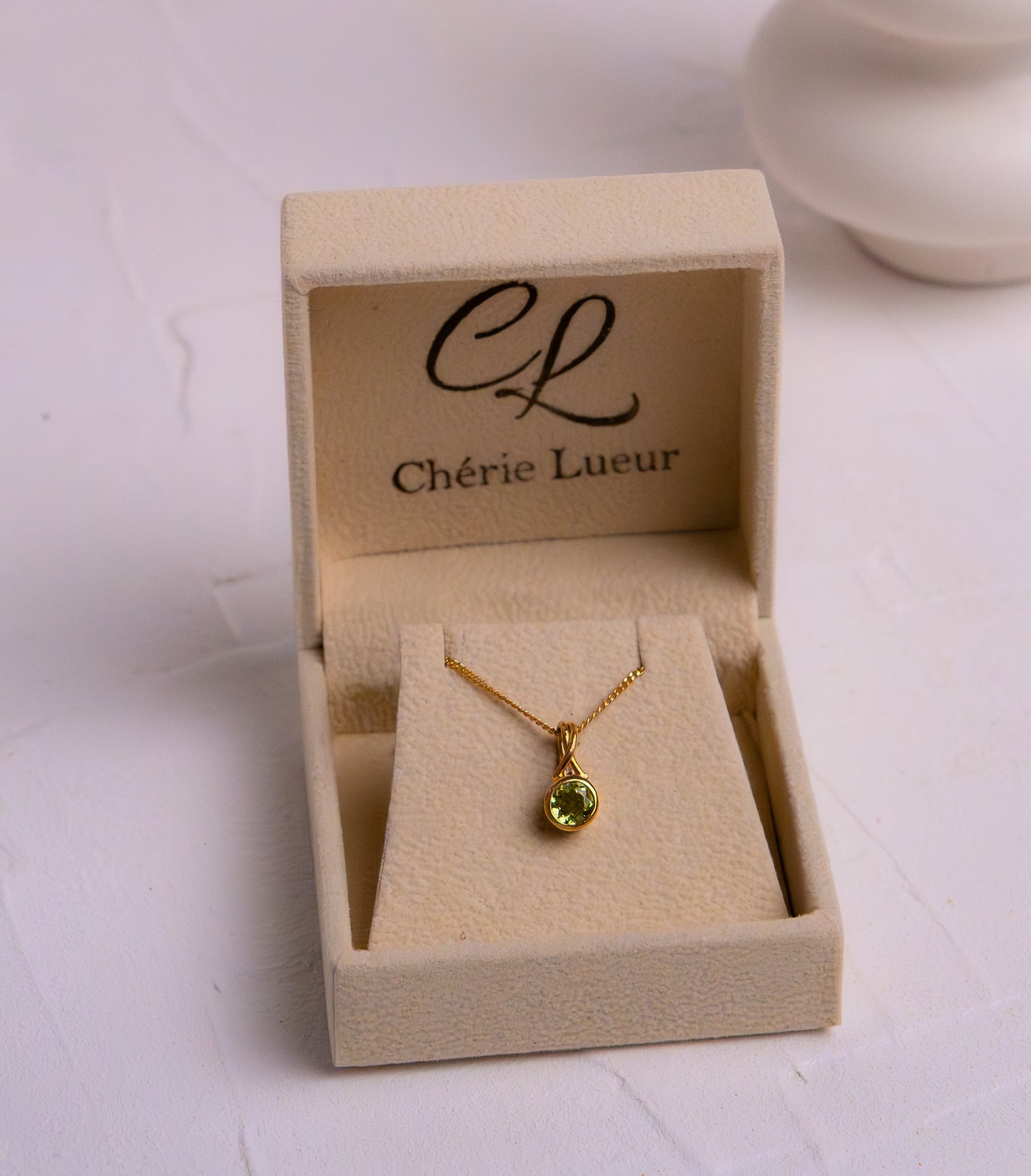 Peridot Lilian Necklace - CLJ907P