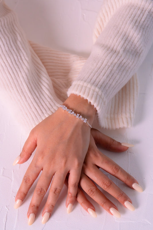 Handmade American Diamonds Aureline Bracelet - CLJ744