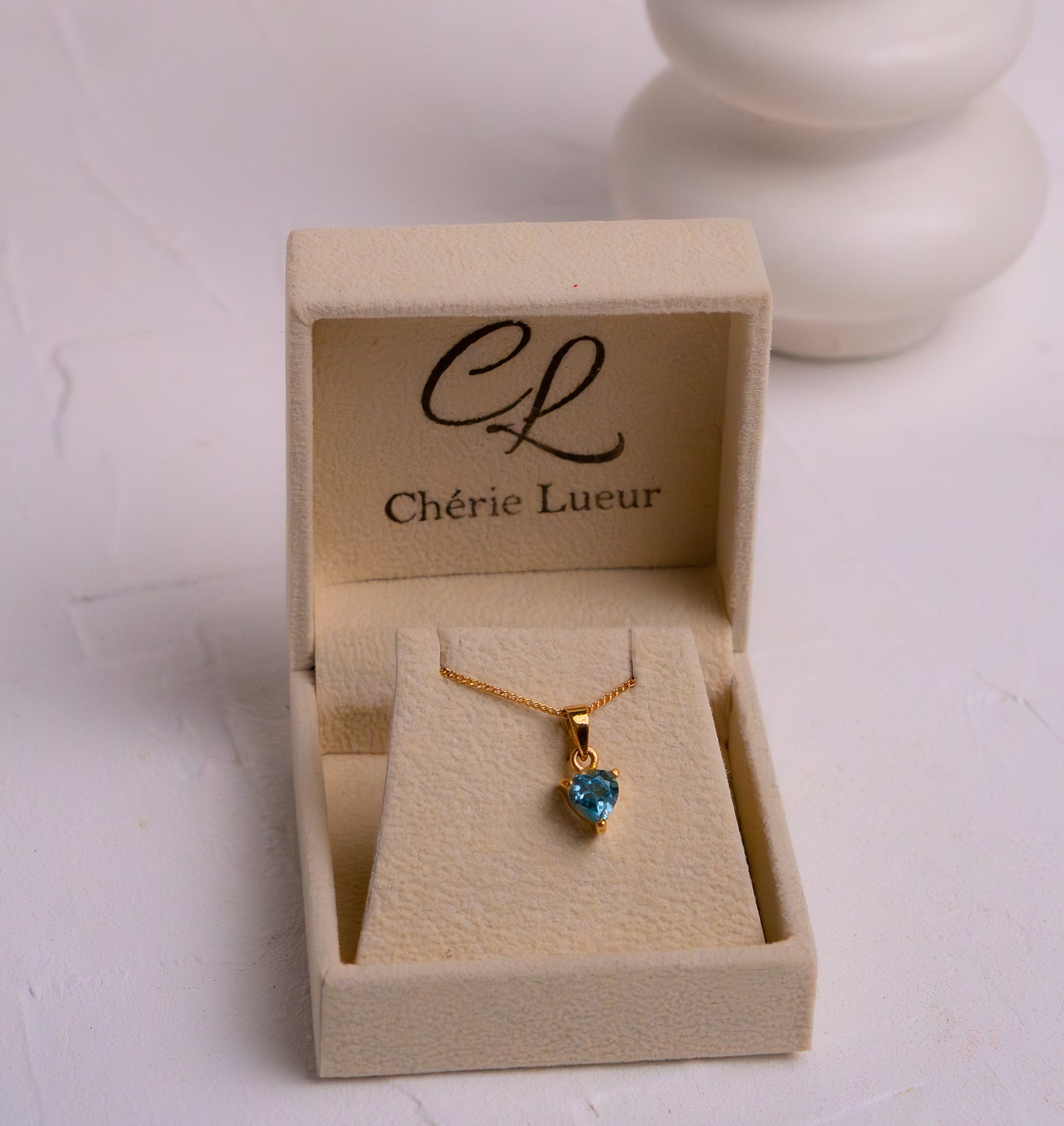 Blue Topaz Carla Necklace - CLJ584B