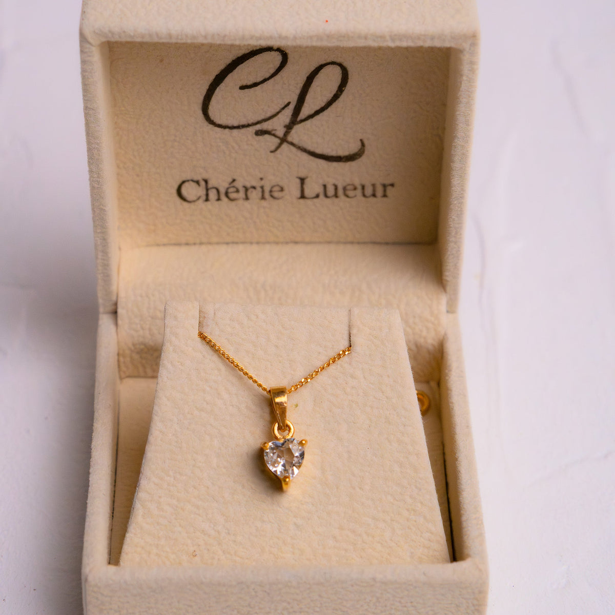 White Topaz Carla Necklace - CLJ584W