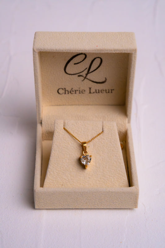 White Topaz Carla Necklace - CLJ584W
