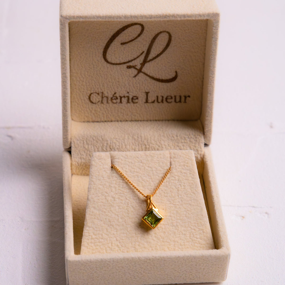Peridot Haidee Necklace - CLJ905P