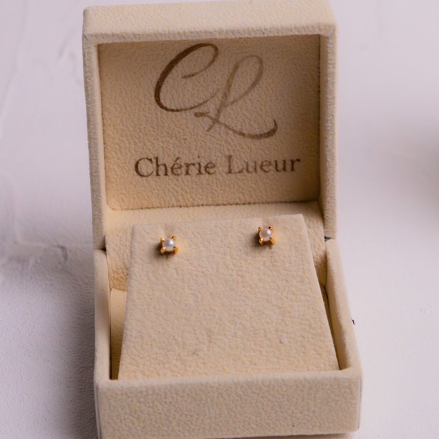Cultured Pearl Daisy Earrings - CLJ597CP