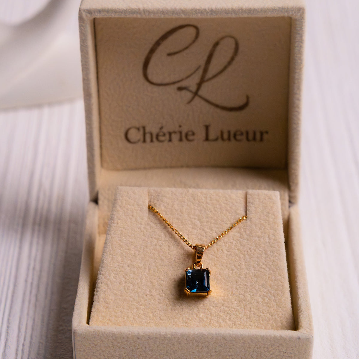 London Blue Topaz Ivyana Necklace - CLJ589LB