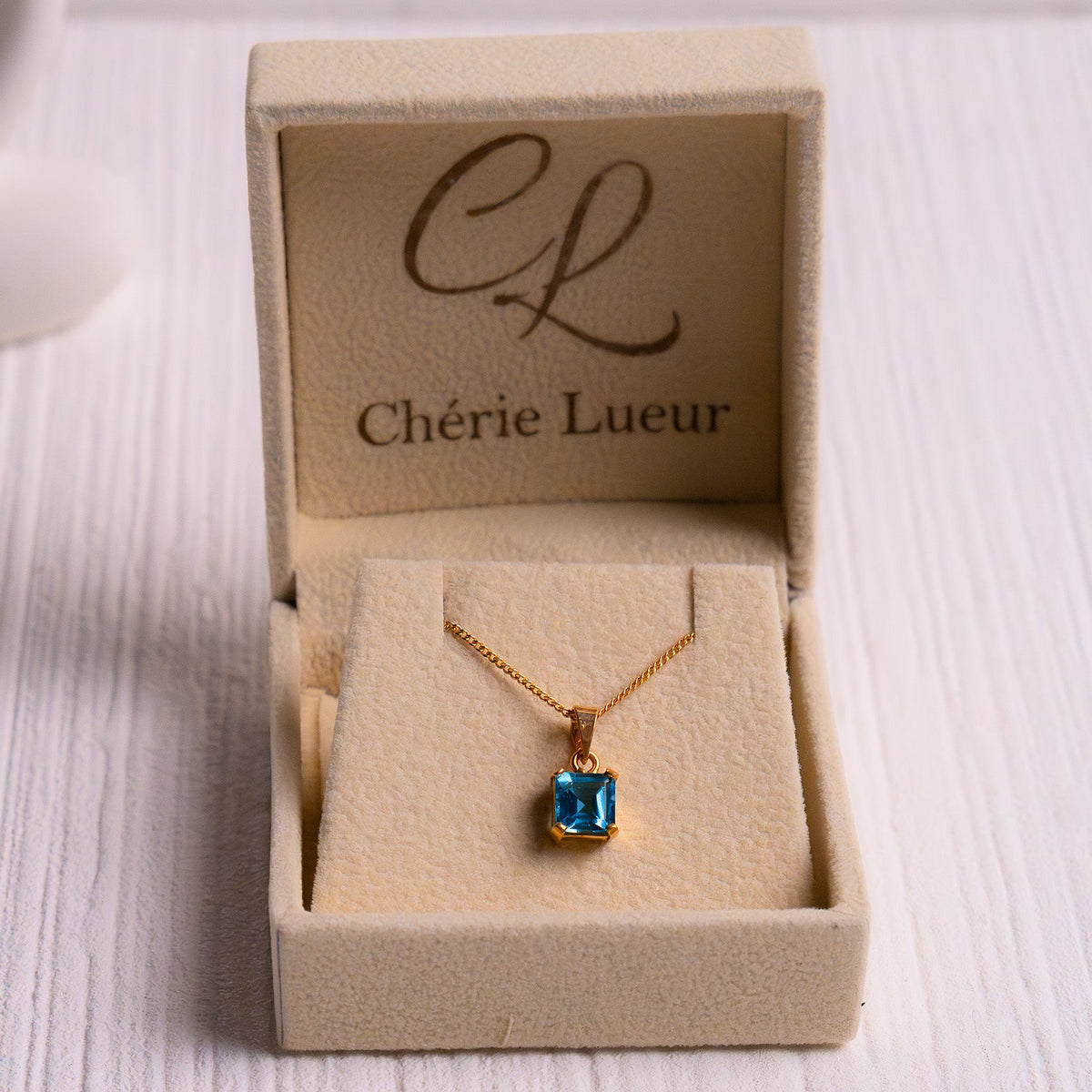 Blue Topaz Ivyana Necklace - CLJ589B
