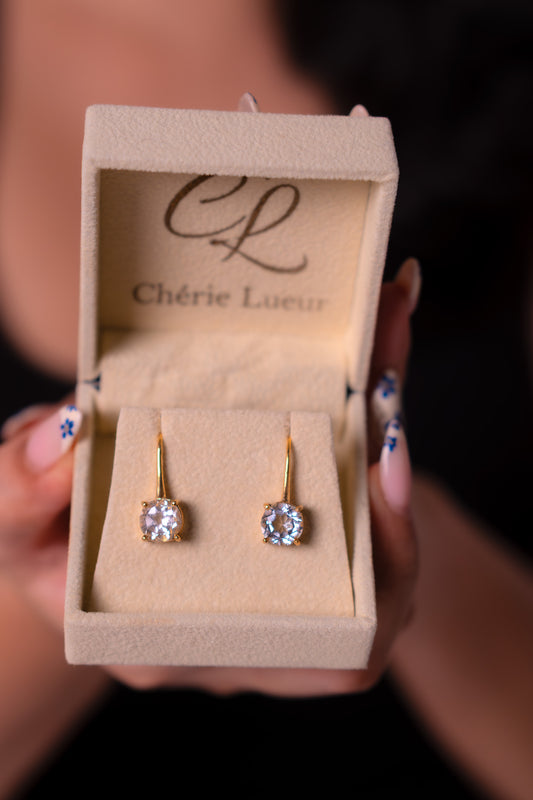 White Topaz Mabel Earrings - CLJ928W