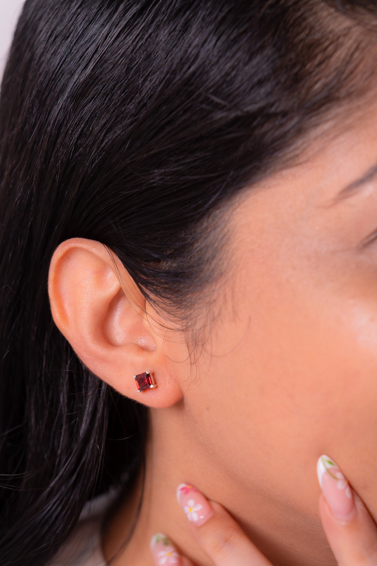 Garnet Ivyana Earrings - CLJ589GE