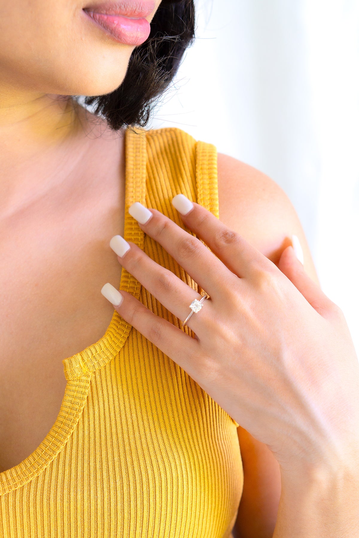 White Topaz Rora Ring - CLJ034