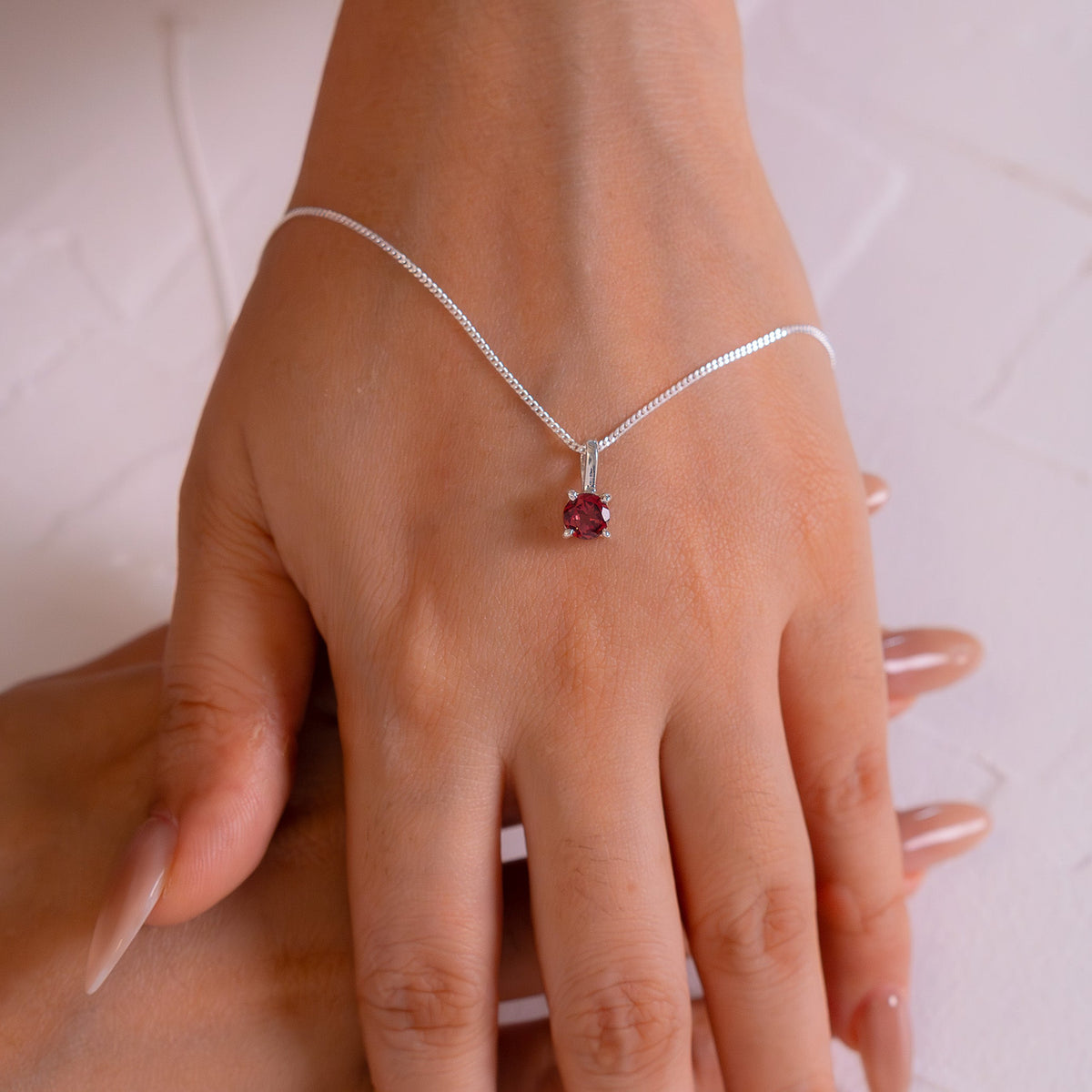 Garnet Azula Necklace - CLJ804P