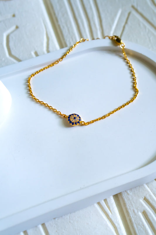 Mystic Gaze Evil Eye Bracelet - CLJ491DB
