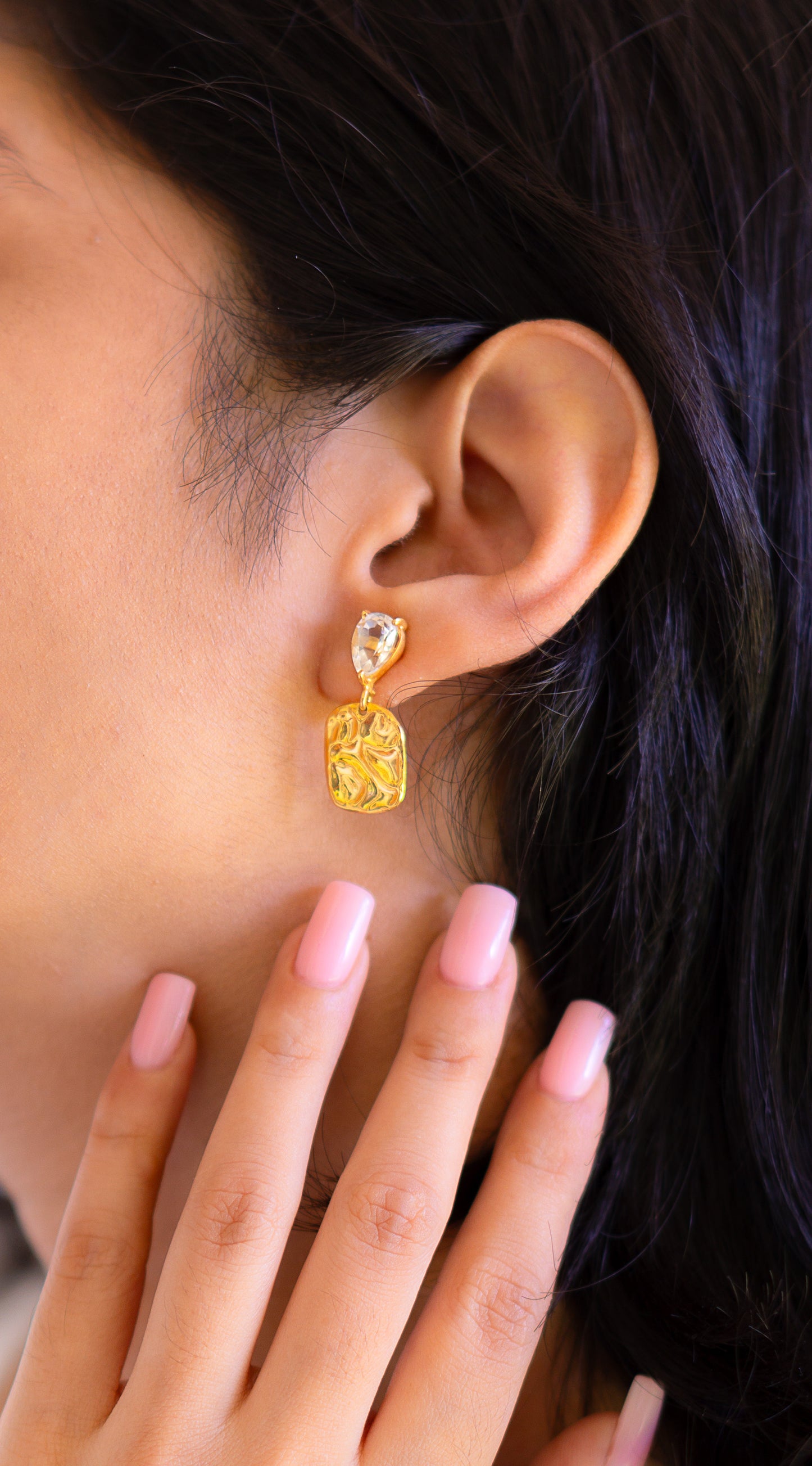 White Topaz Alora Earrings - CLJ602W