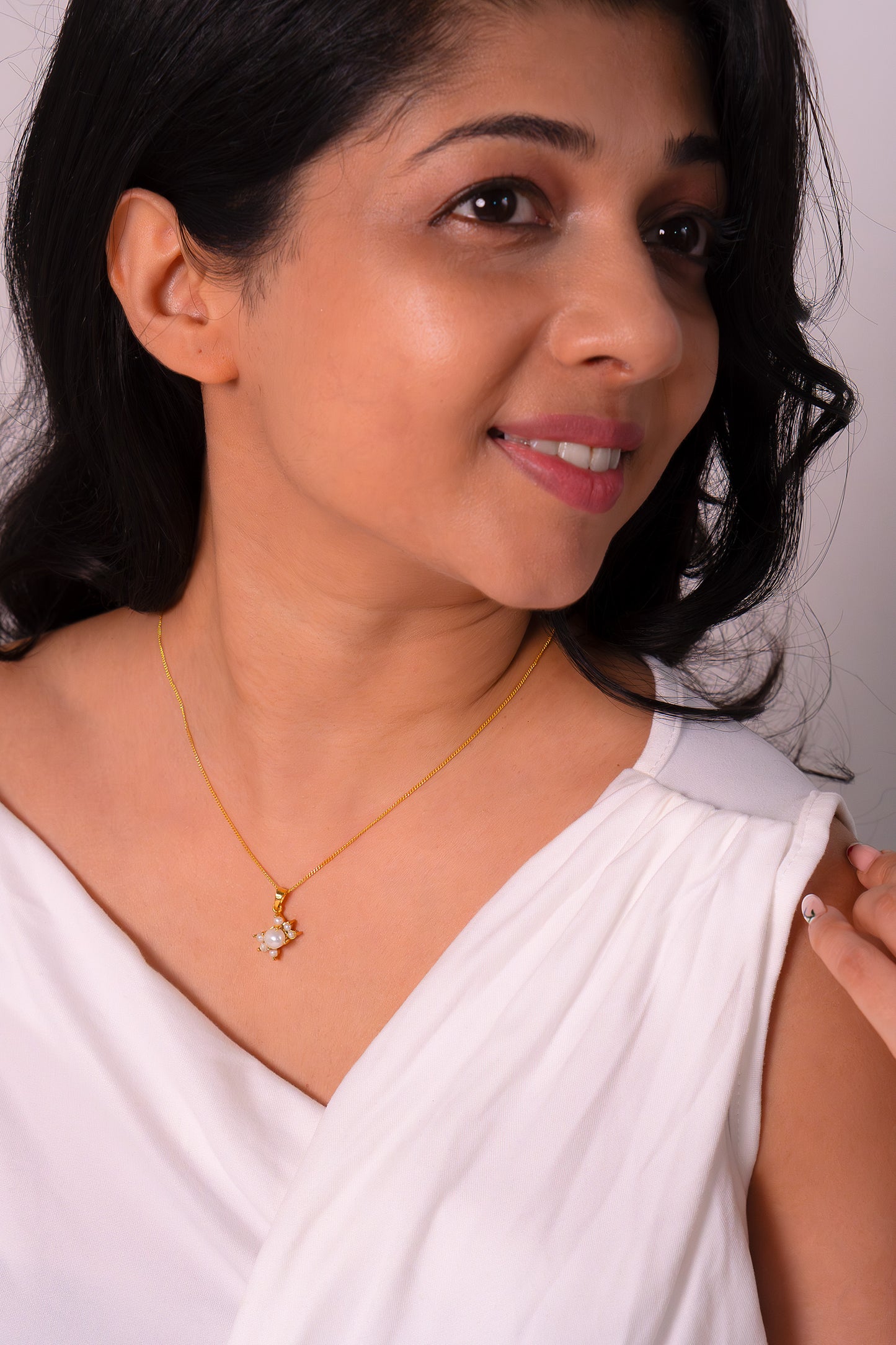 Cultured Pearl Aldina Necklace - CLJ690CP