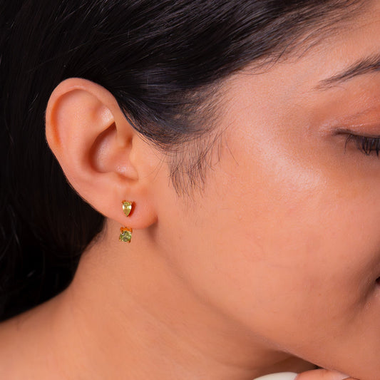 Peridot Natalia Convertible Earrings - CLJ662P