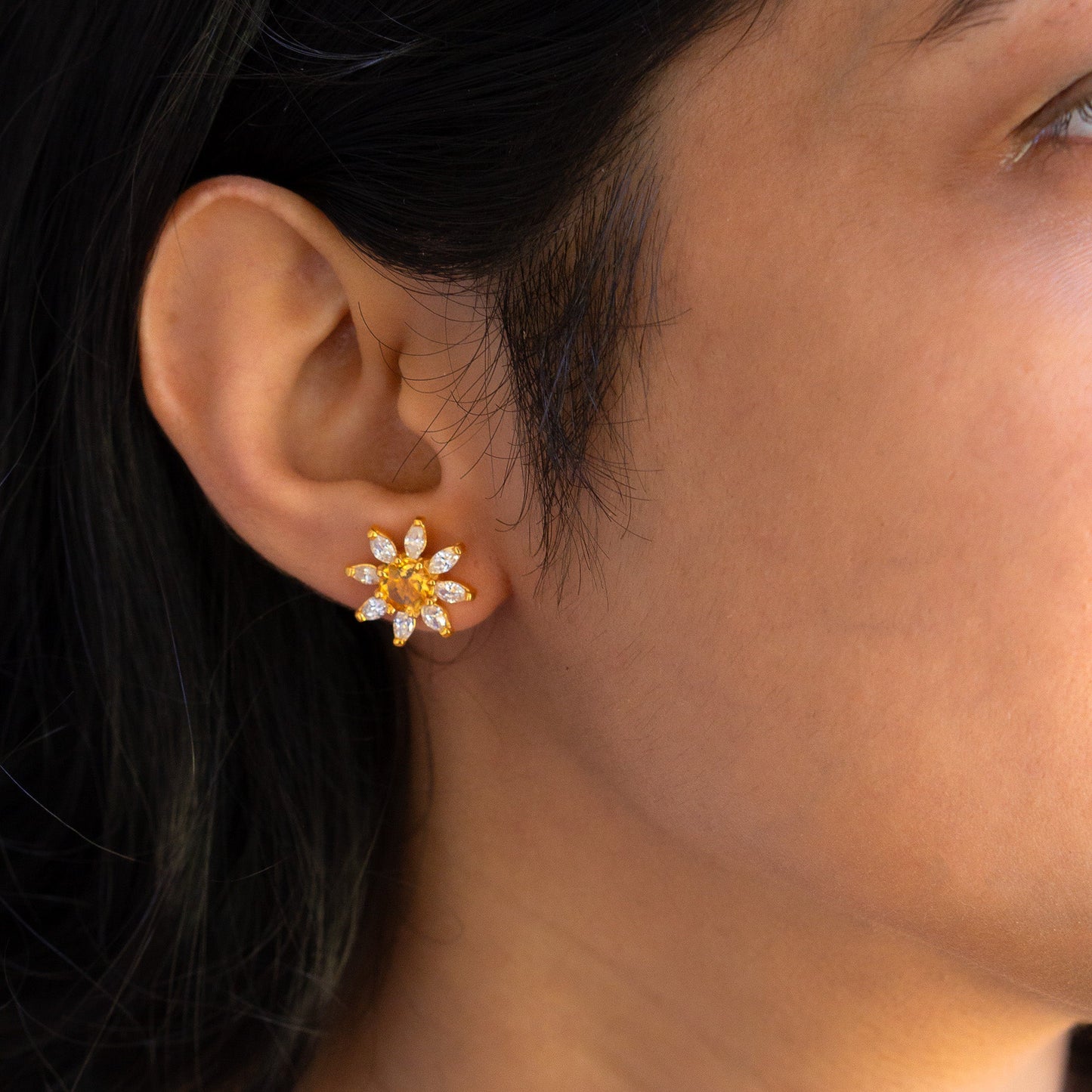 Citrine Isadora Earrings - CLJ627CE