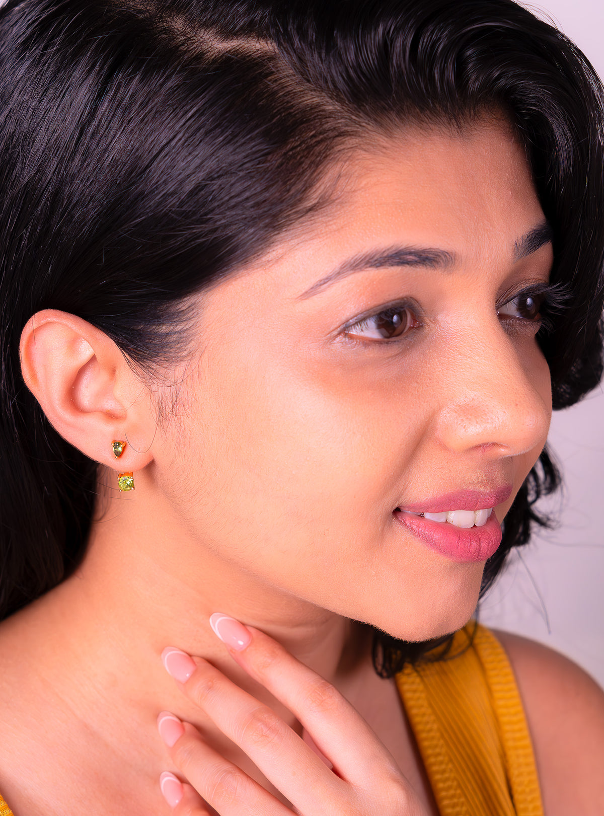 Green Tourmaline & Peridot Natalia Convertible Earrings - CLJ662GP