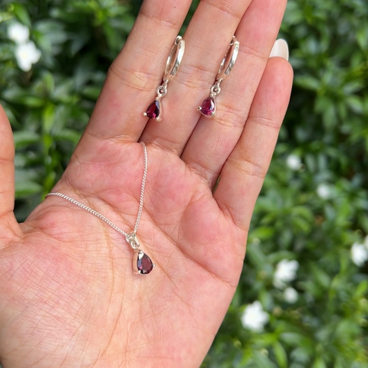 Pink Tourmaline Adoline Set - CLJ538