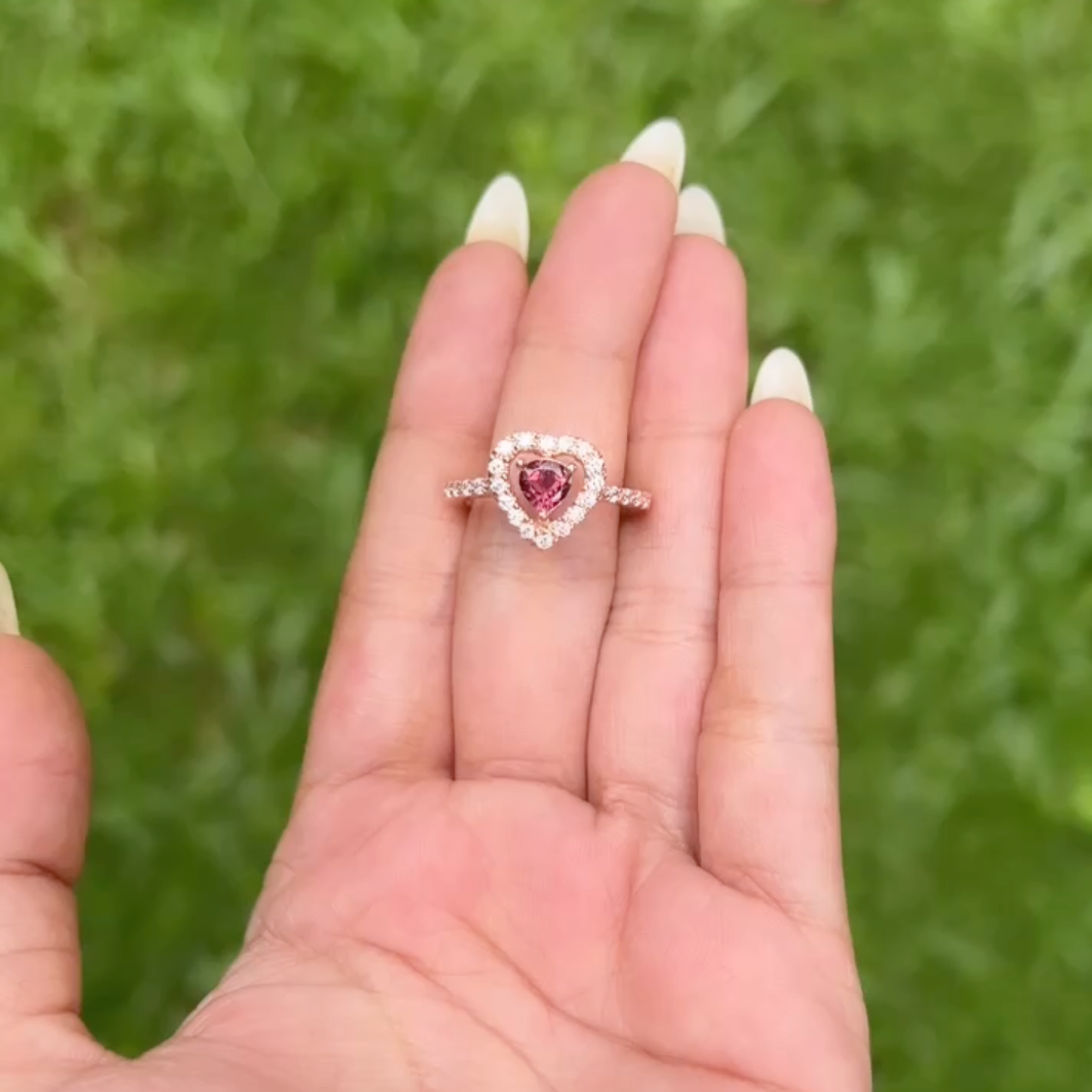 Pink Tourmaline Hermione Ring - CLJ624