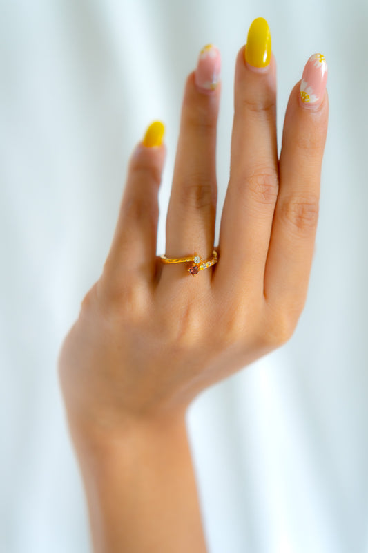 Garnet Kendra Ring - CLJ478
