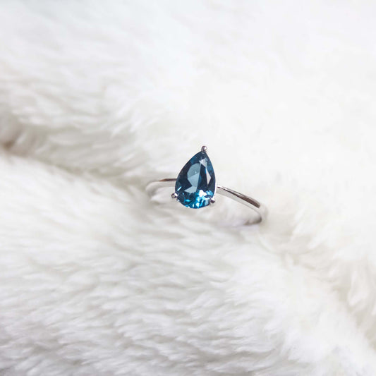 London Blue Topaz Dreamy Ring - CLJ069