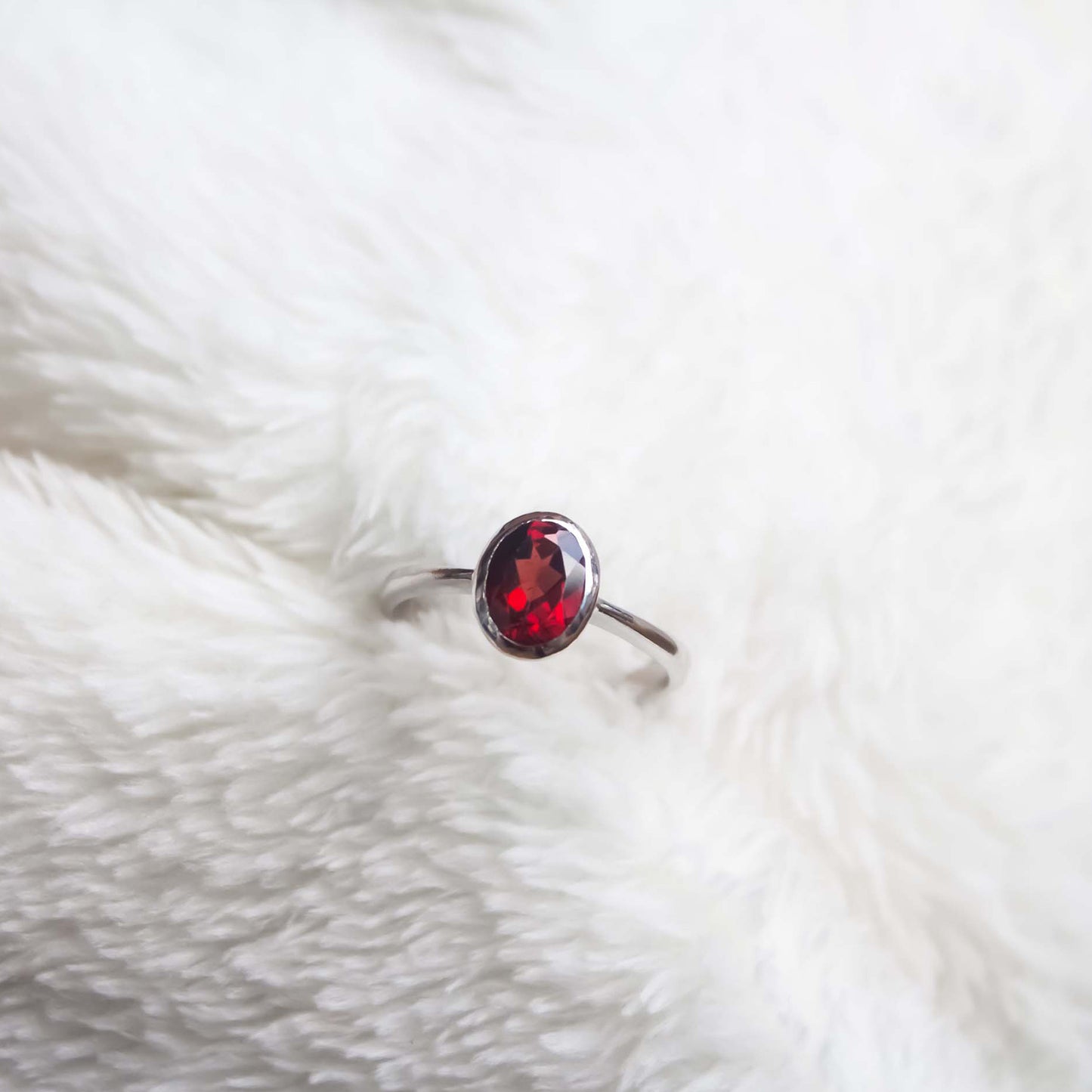 Garnet Amelia Ring - CLJ081