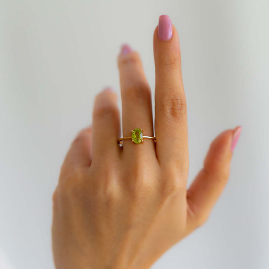 Peridot Ruth Ring - CLJ385