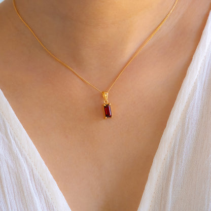 Garnet Gamora Necklace - CLJ580