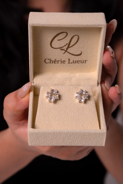 White Topaz Evey Earrings - CLJ879W