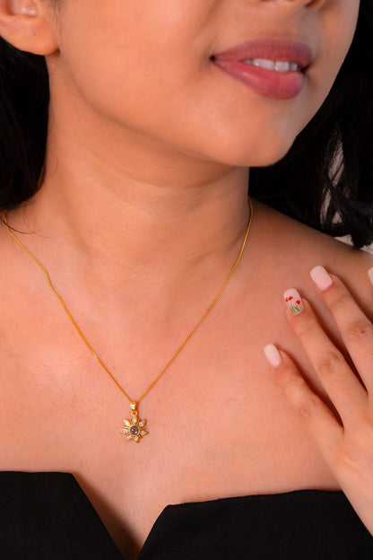 Blue Topaz Zella Necklace - CLJ780