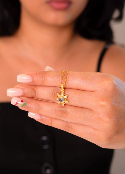 Blue Topaz Zella Necklace - CLJ780