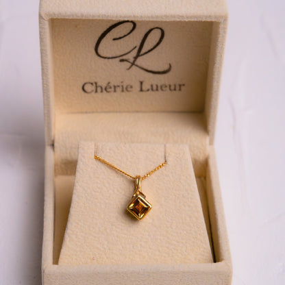 Citrine Haidee Necklace - CLJ905C