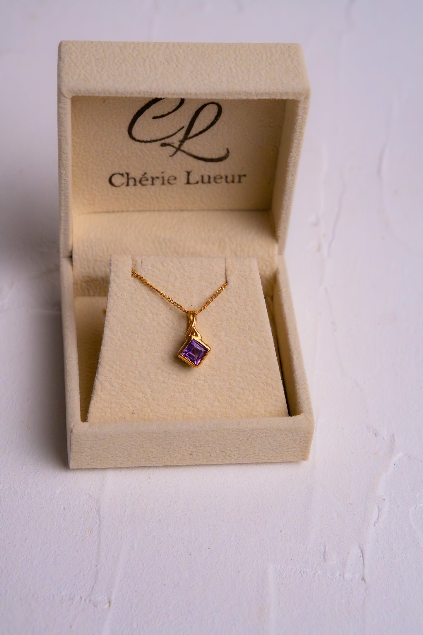 Amethyst Haidee Necklace - CLJ905A