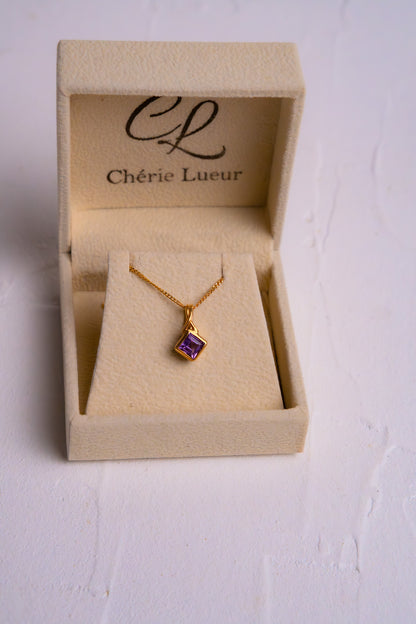 Amethyst Haidee Necklace - CLJ905A