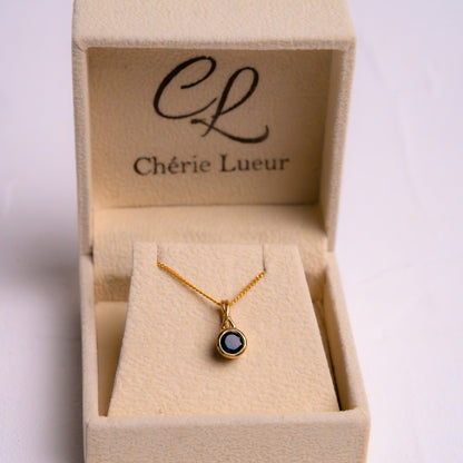London Blue Topaz Lilian Necklace - CLJ907LB