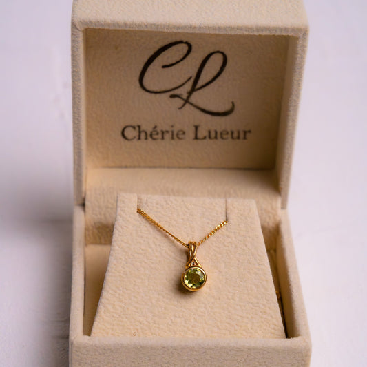 Peridot Lilian Necklace - CLJ907P
