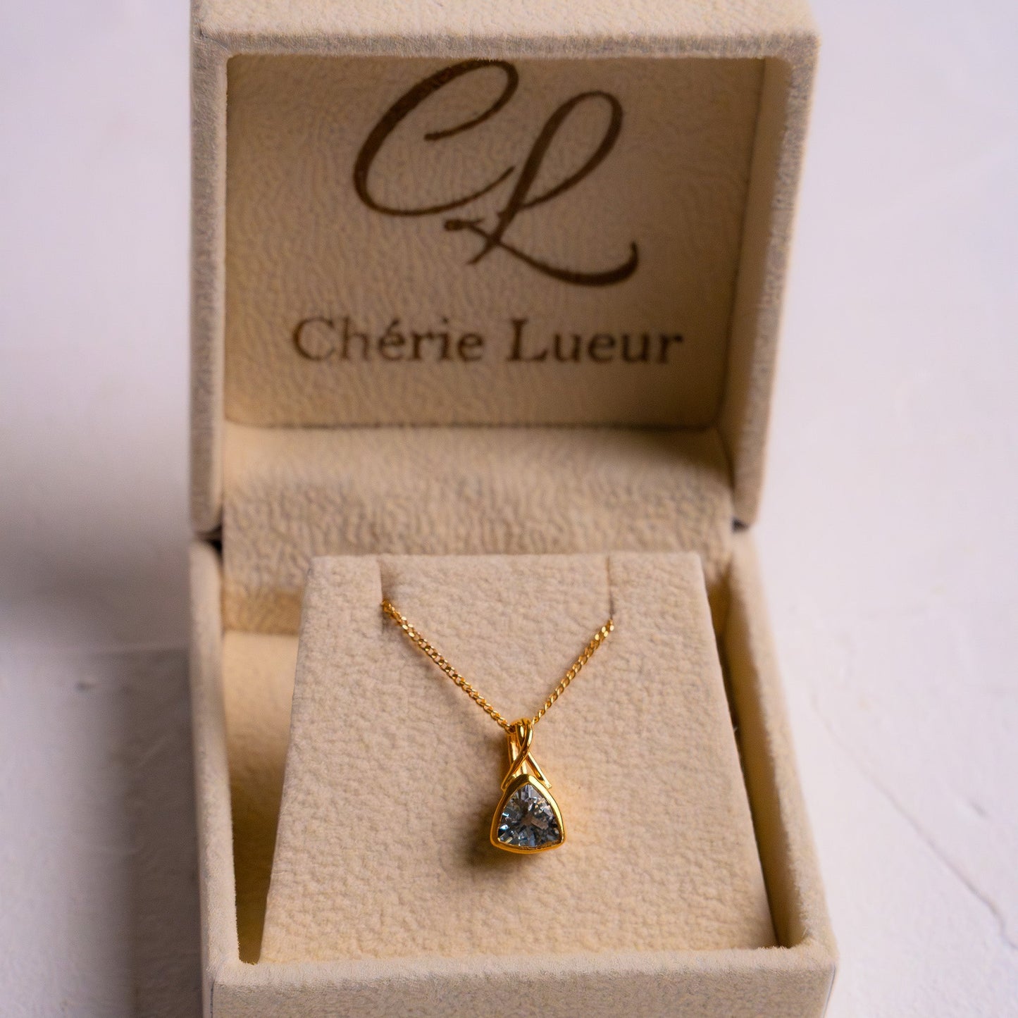 Aquamarine Esmae Necklace - CLJ908AQ