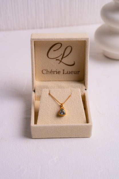 Aquamarine Esmae Necklace - CLJ908AQ