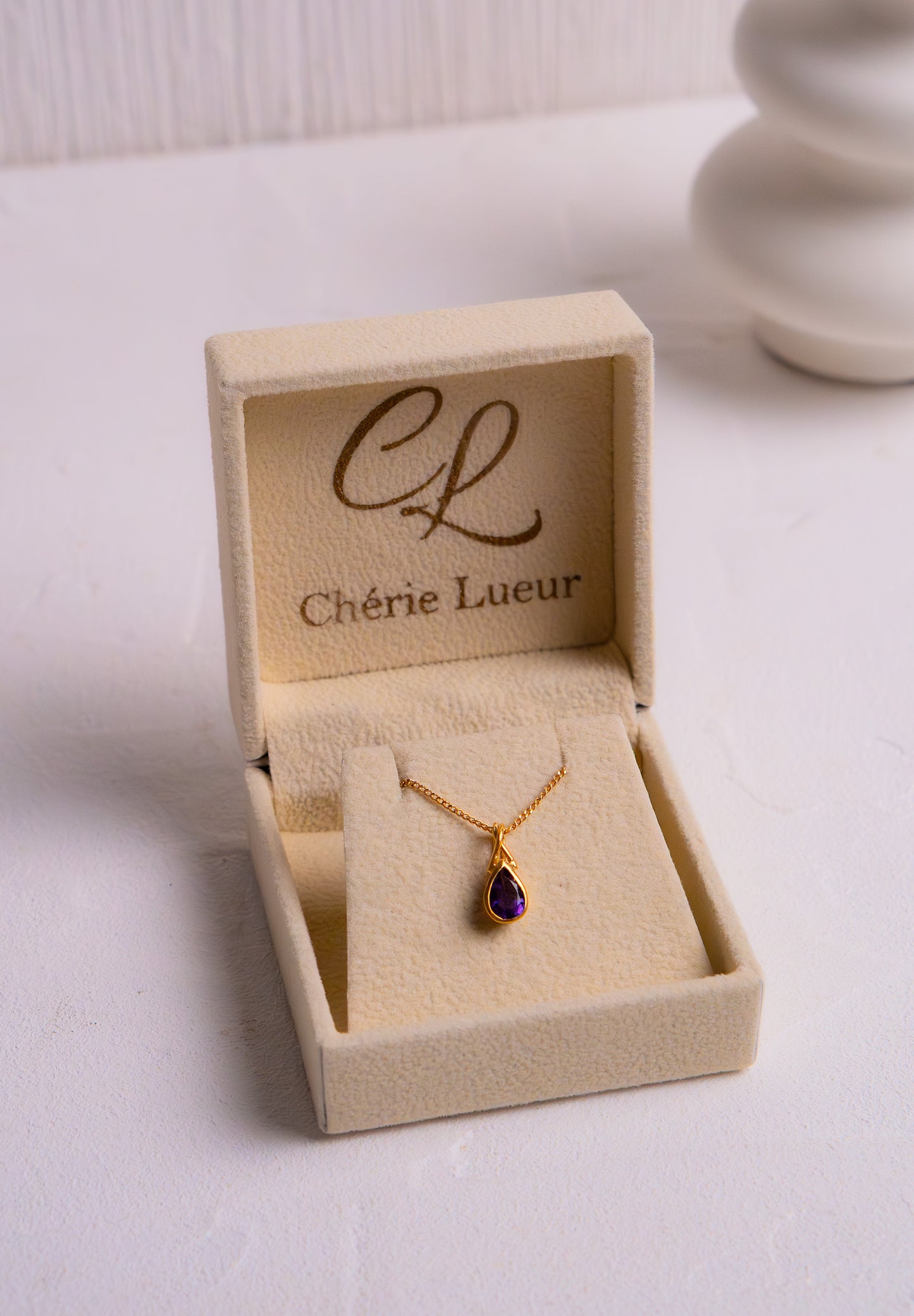 Amethyst Kiandra Necklace - CLJ909A