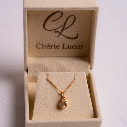 White Topaz Kiandra Necklace - CLJ909W