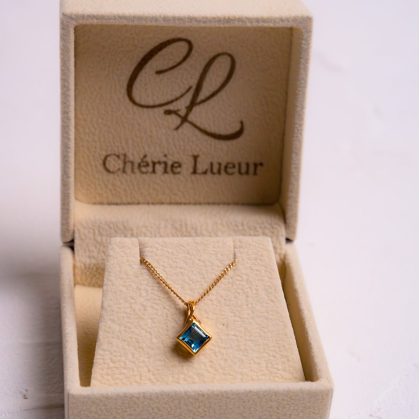 Blue Topaz Haidee Necklace - CLJ905B