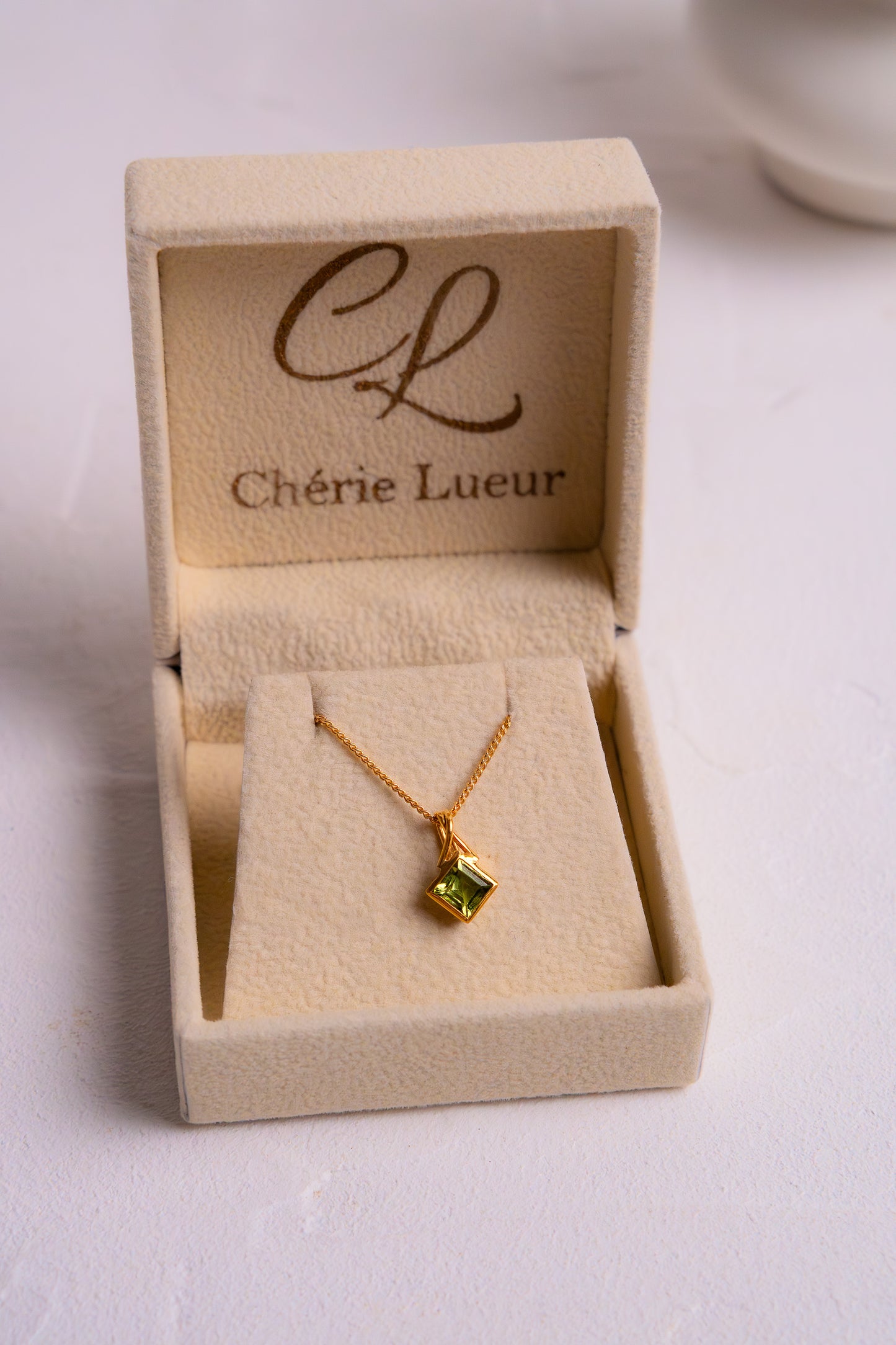 Peridot Haidee Necklace - CLJ905P