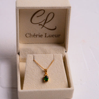 Chromium Diopside Zorya Necklace - CLJ749CD