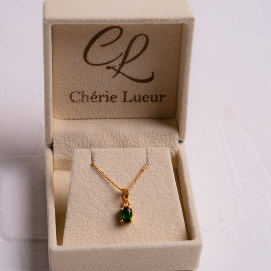 Chromium Diopside Zorya Necklace - CLJ749CD