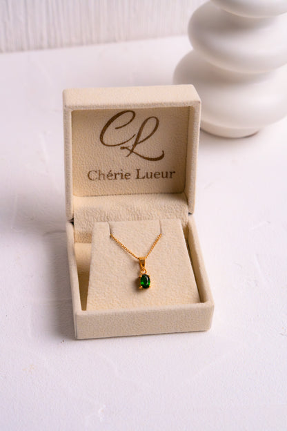 Chromium Diopside Zorya Necklace - CLJ749CD